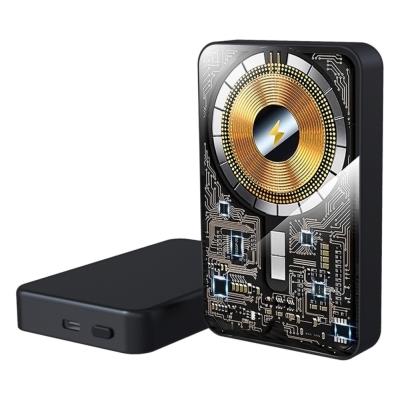 PATONA powerbanka, 10000mAh Li-Pol, magnetická, MagSafe, výstup USB-C, Qi nabíjení 15W, PD 20W