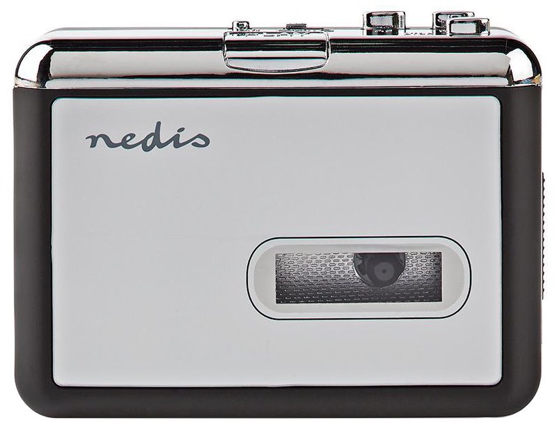 NEDIS kazetový převodník/ výstup 1x 3,5 mm/ 1x mini USB/ napájení z USB/ černý