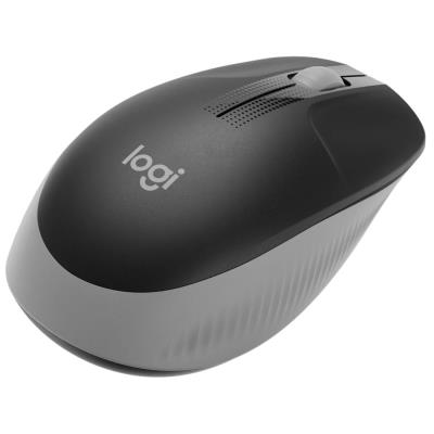 Logitech myš M190/ optická/ bezdrátová/ USB/ 3 tlačítka/ šedá/ 1000dpi