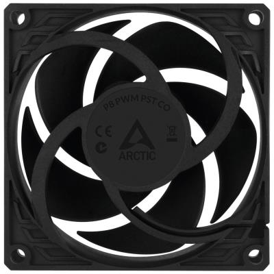 ARCTIC P8 PWM PST CO black ventilátor 80mm / PWM / PST / černý