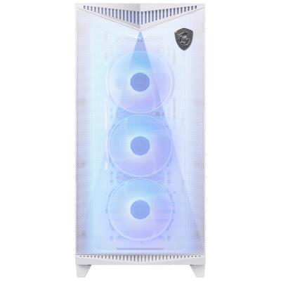 POŠKOZENÝ OBAL - MSI skříň MPG GUNGNIR 300R AIRFLOW WHITE/ bez zdroje/ bílý/ levé temperované sklo/ 4x 120 mm A-RGB fan/ 1x US...