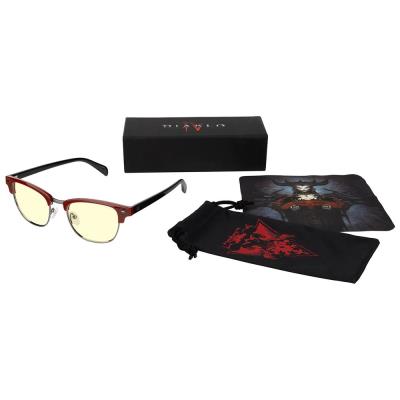 GUNNAR kancelářské/herní brýle DIABLO IV SANCTUARY EDITION - BLIZZARD BLOOD-ONYX * jantarová skla * BLF 65 * GUNNAR focu