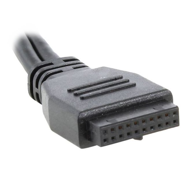 CHIEFTEC interní box do 3,5", 2x USB3.0, černý