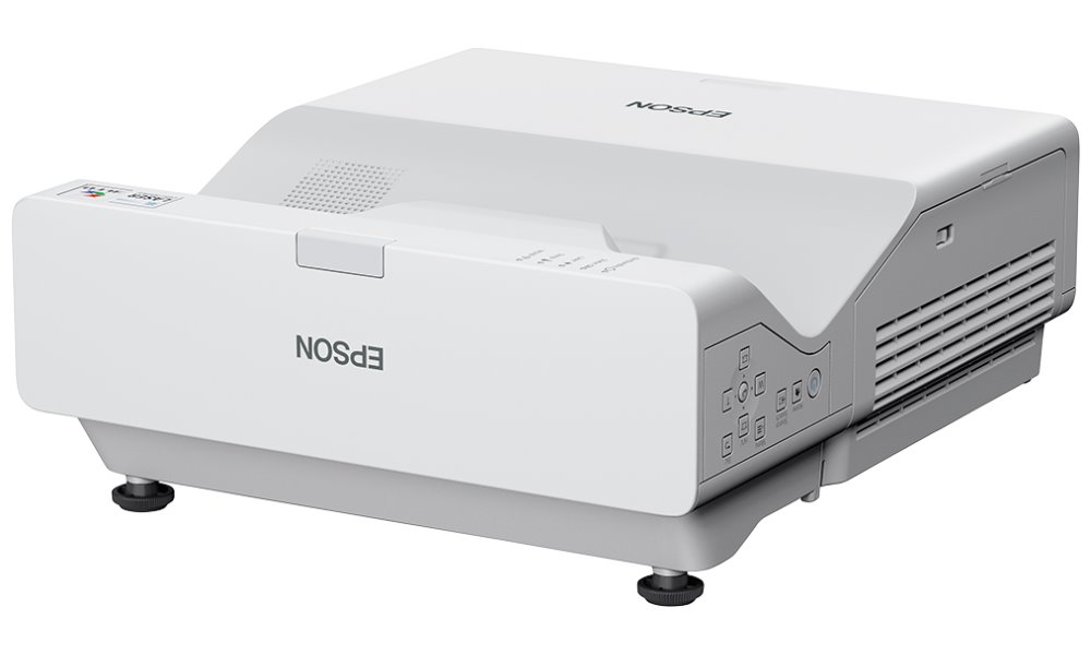 EPSON EB-760W/ WXGA/ Ultra short projektor/ Laser/ 4100 ANSI/ 2 500 000:1/ HDMI/ Bílý