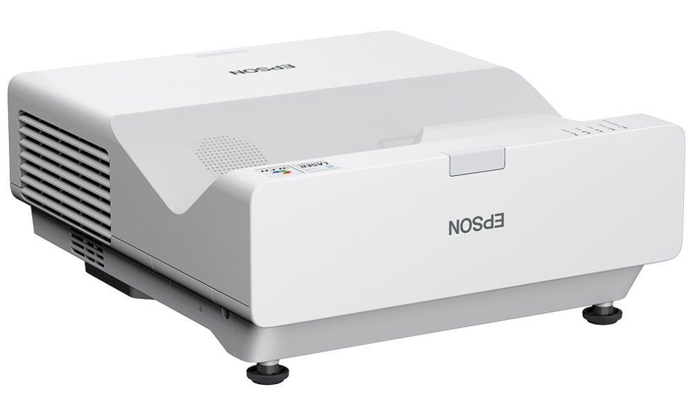 EPSON EB-760W/ WXGA/ Ultra short projektor/ Laser/ 4100 ANSI/ 2 500 000:1/ HDMI/ Bílý