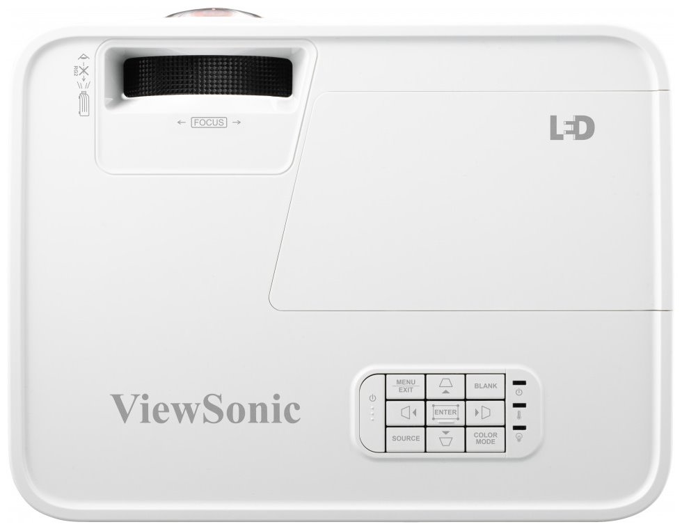 ViewSonic LS560WH / WXGA 1280x800 short/ DLP LED projektor/ 3000 ANSI/ 3000000:1/ Repro/ HDMI/ RS232 / IPX5/ RJ45/ 360°