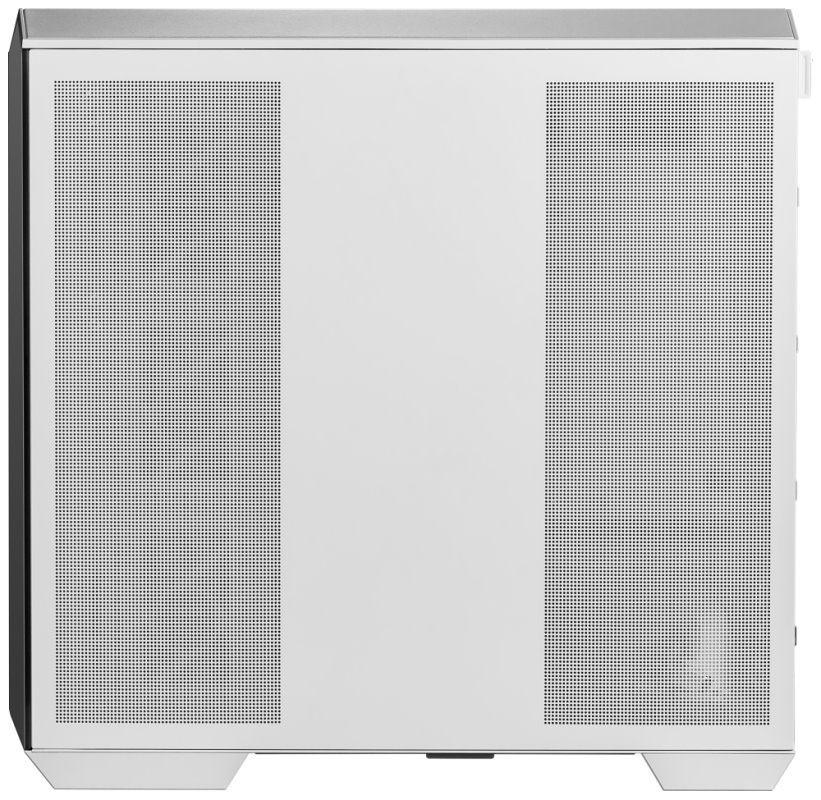 MSI skříň MAG PANO M100R PZ White/ bez zdroje/ levé a přední sklo/ 4x 120 mm A-RGB fan/ 1x USB-C/ 1x USB3.2/ bílá