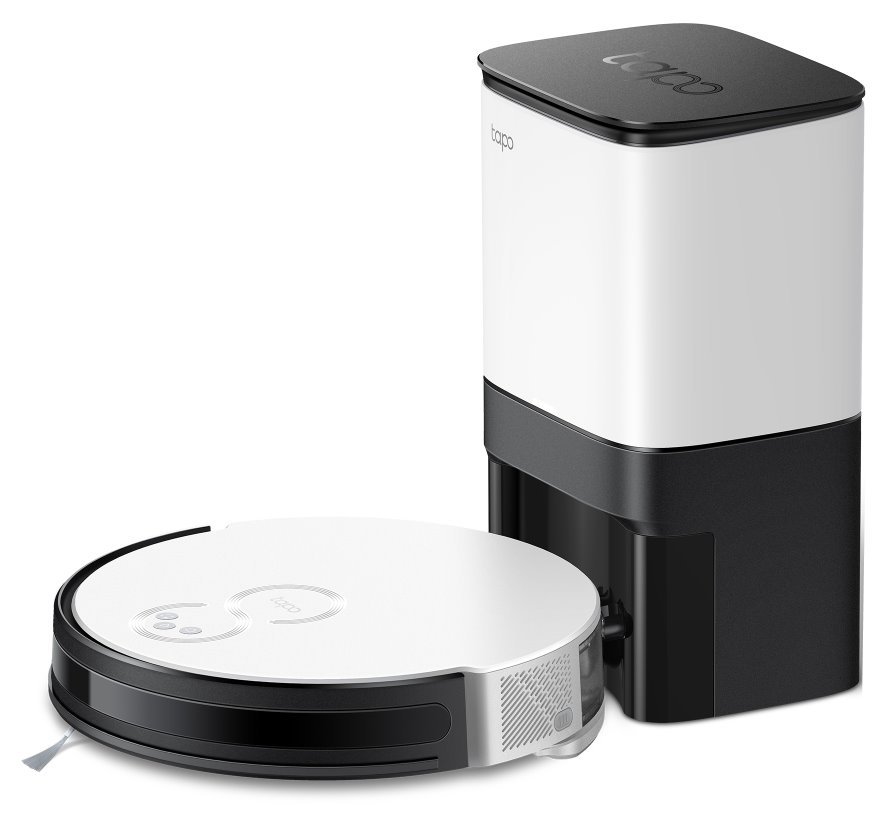 ROZBALENÉ - TP-LINK Tapo RV10 Plus Robotický vysavač a mop + chytrá nabíjecí stanice s automatickým vyprazdňováním