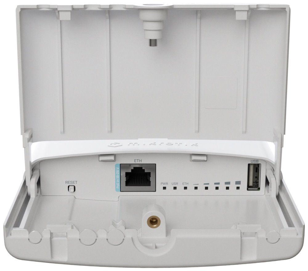 MikroTik L11UG-5HaxD-NB NetBox 5 ax venkovní AP, 2x RSMA, USB, 802.11ax, L4 (5GHz)