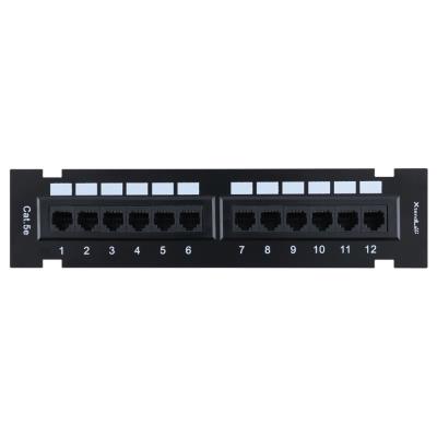 XtendLan Patch panel na zeď, 12 portů, Cat5e