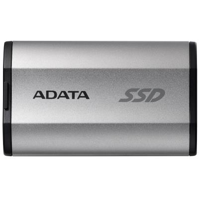 ADATA SD810 1TB SSD / Externí / USB 3.2 Type-C / 2000MB/s Read/Write / stříbrně-šedý