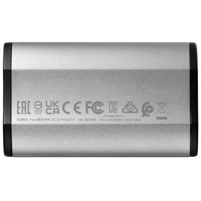 ADATA SD810 1TB SSD / Externí / USB 3.2 Type-C / 2000MB/s Read/Write / stříbrně-šedý