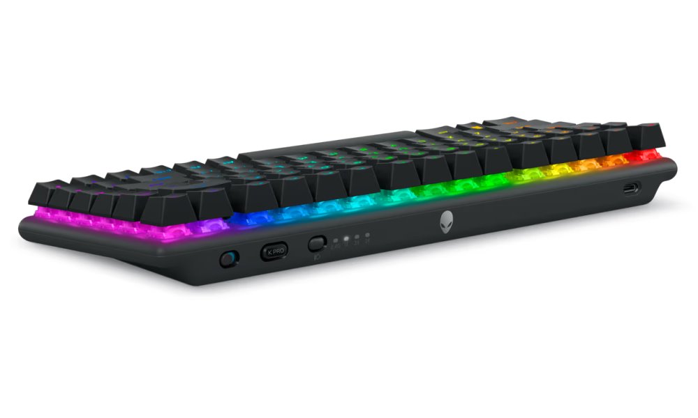 DELL klávesnice Alienware Pro Wireless Gaming Keyboard / US/ Int./ mezinár./ Dark Side of th Moon)