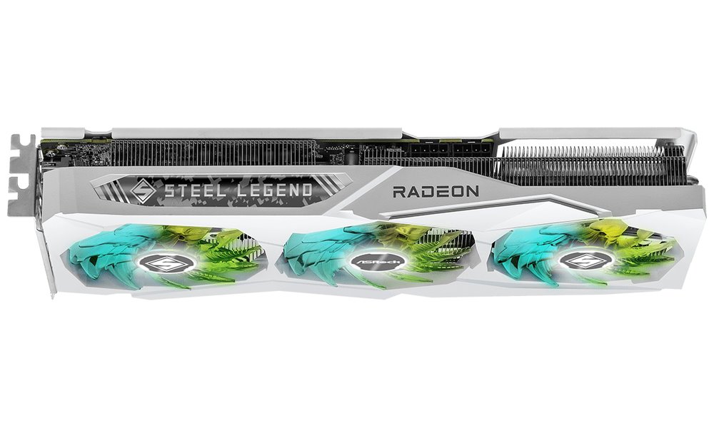 ASROCK AMD Radeon RX 7600 XT Steel Legend 16GB OC / 16GB GDDR6 / PCI-E / HDMI / 3x DP