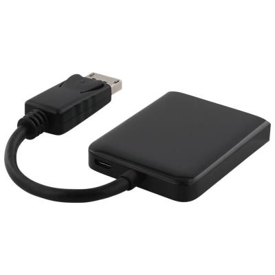 PremiumCord MST adaptér DisplayPort 1.2 - 2x HDMI, rozšíření+zrcadlení+2 obrazy, 4K*2K@60Hz