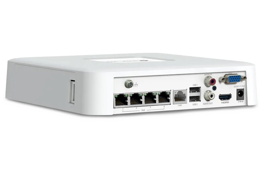 TP-Link VIGI NVR1104H-4P síťový videorekordér 4 kanály, 4x Lan s PoE, 2x USB