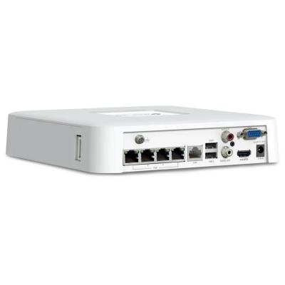 TP-Link VIGI NVR1104H-4P síťový videorekordér 4 kanály, 4x Lan s PoE, 2x USB
