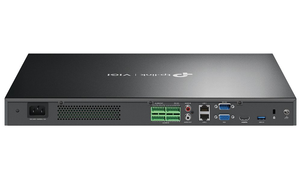 TP-Link VIGI NVR4032H síťový videorekordér 16/2MP, 8/4MP kanálů, 2x LAN, USB, VGA, HDMI