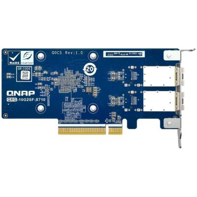 QNAP QXG-10G2SF-X710 síťová karta 2x 10GbE SFP+, PCIe Gen3 x8