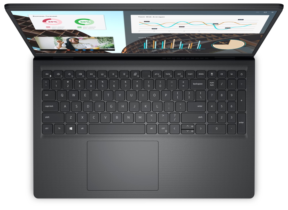 DELL Vostro 15 (3530)/ i3-1305U/ 8GB/ 512GB SSD/ 15.6" FHD/ Intel UHD/ FPR/ podsv.kl./ W11Pro/ černá/ 3Y PS on-site