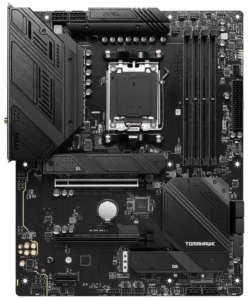 OPRAVENÉ - MSI MAG B650 TOMAHAWK WIFI / AMD B650 / AM5 / 4x DDR5 / 3x M.2 / HDMI / DP / WiFi / ATX