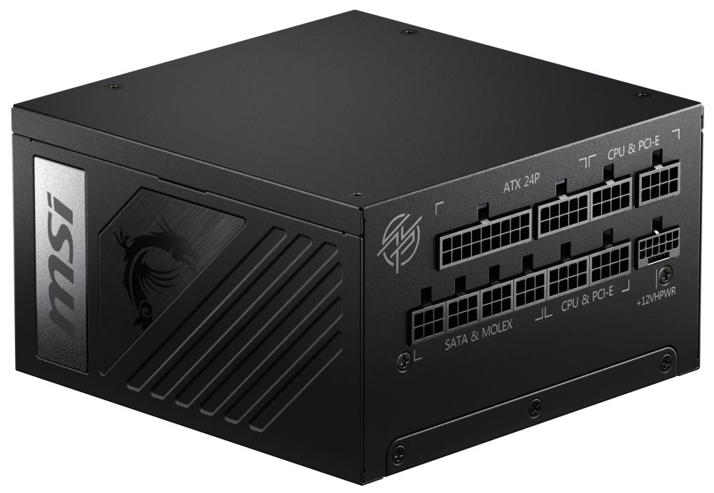 OPRAVENÉ - MSI zdroj MPG A850G PCIE5/ 850W/ ATX3.1/ akt. PFC/ 10 let záruka/ 135mm ventilátor/ plně modulární/ 80PLUS Go...