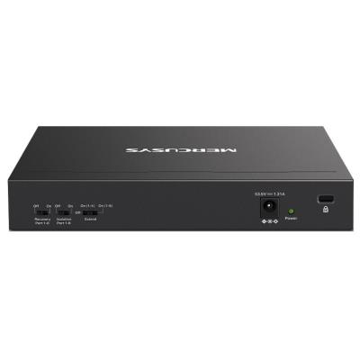 TP-Link Mercusys MS110P Switch 10-Port, 8x 10/100 Mbps PoE+, 2x LAN, 802.3af/at, 65 W