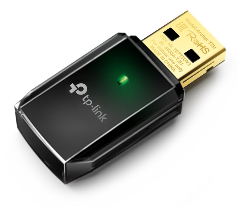 TP-Link Archer T2U Bezdrátový USB 2.0 adaptér / 2.4GHz a 5GHz / duální WIFI ac/a/b/g/n