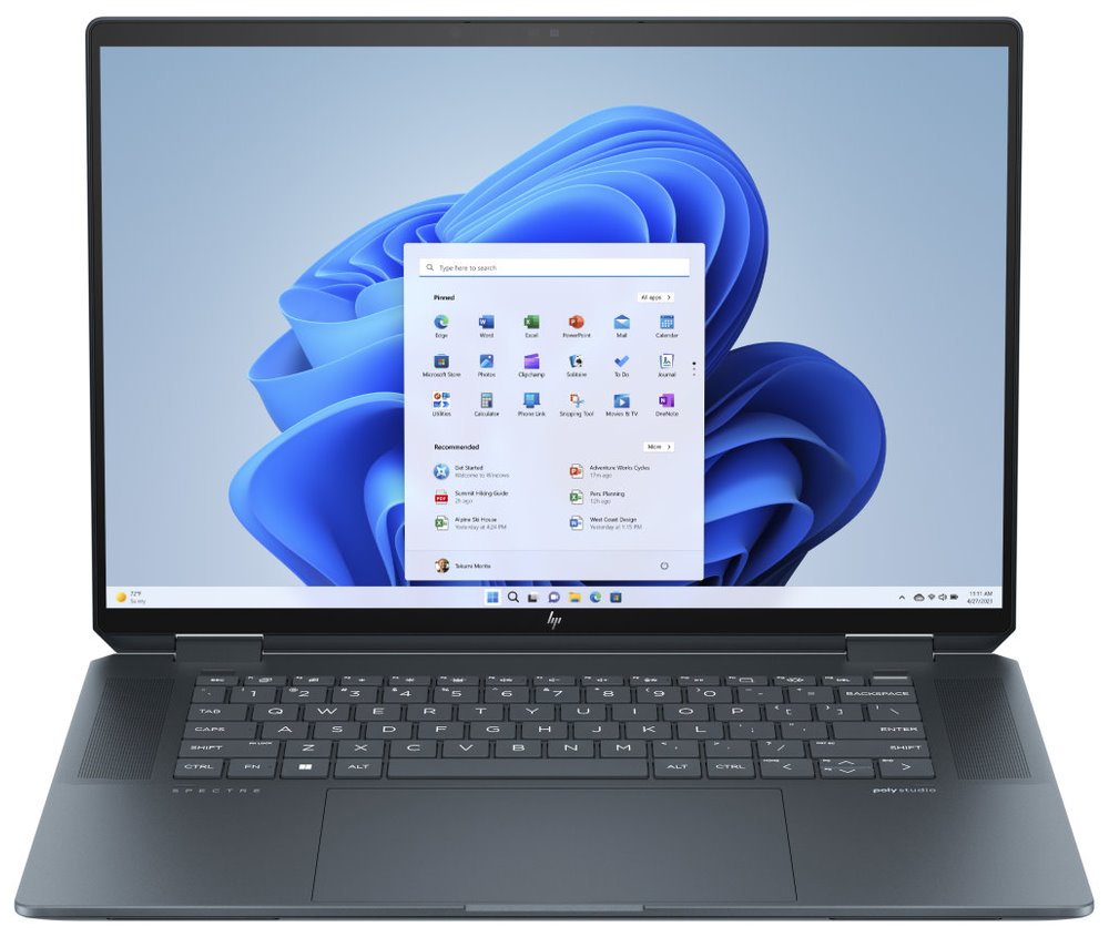 HP Spectre x360 16-aa0011nc/ Ultra 7-155H/ 32GB DDR5/ 1TB SSD/ Intel Arc Graphics 16"2,8K,OLED,touch/ W11P/ modrý