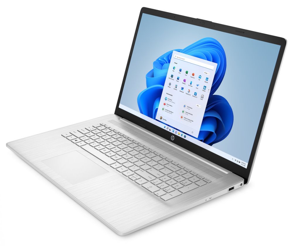 HP 17-cn2006nc/ i7-1255U/ 16GB DDR4/ 512GB SSD/ Intel Iris Xe 17,3"FHD,matný/ W11H/ stříbrný