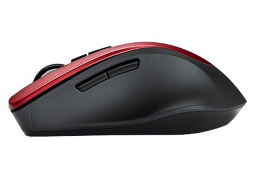 ASUS WT425/ Ergonomická/ Optická/ Bezdrátová USB/ Červená