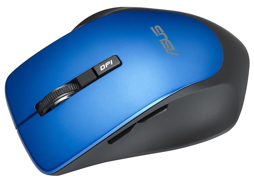 ASUS WT425/ Cestovní/ Optická/ Bezdrátová USB/ Modrá