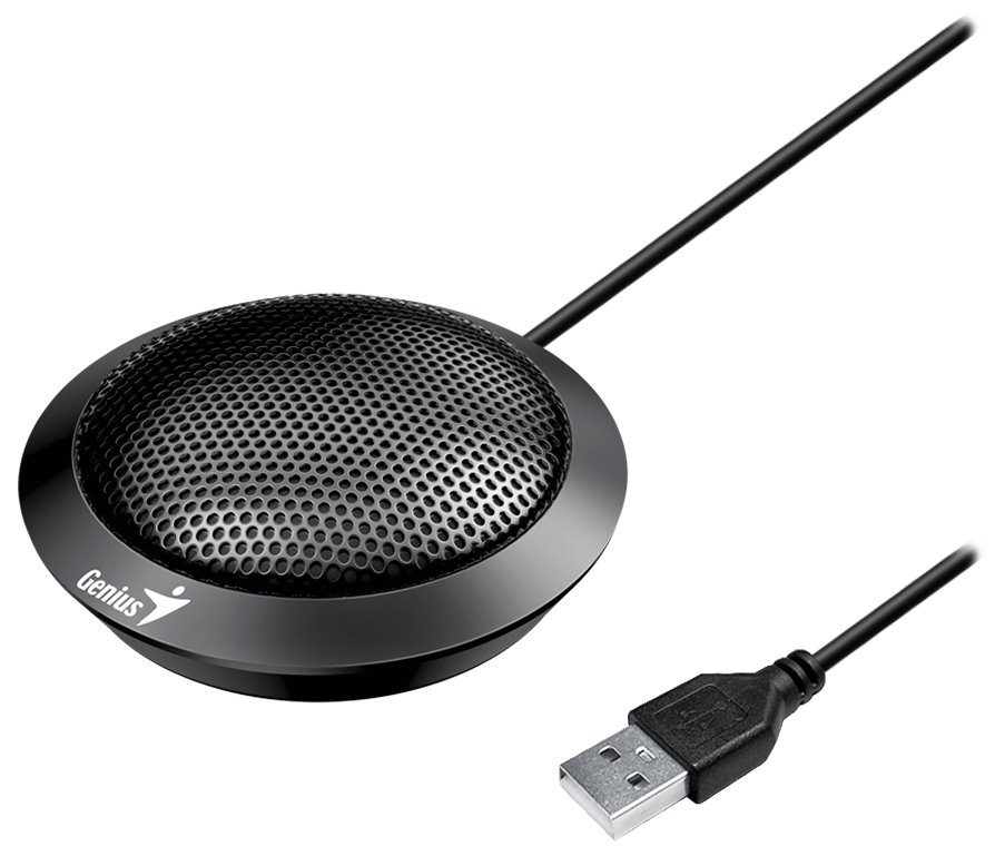 GENIUS konferenční mikrofon MIC-100U/ USB/ všesměrový/ černý