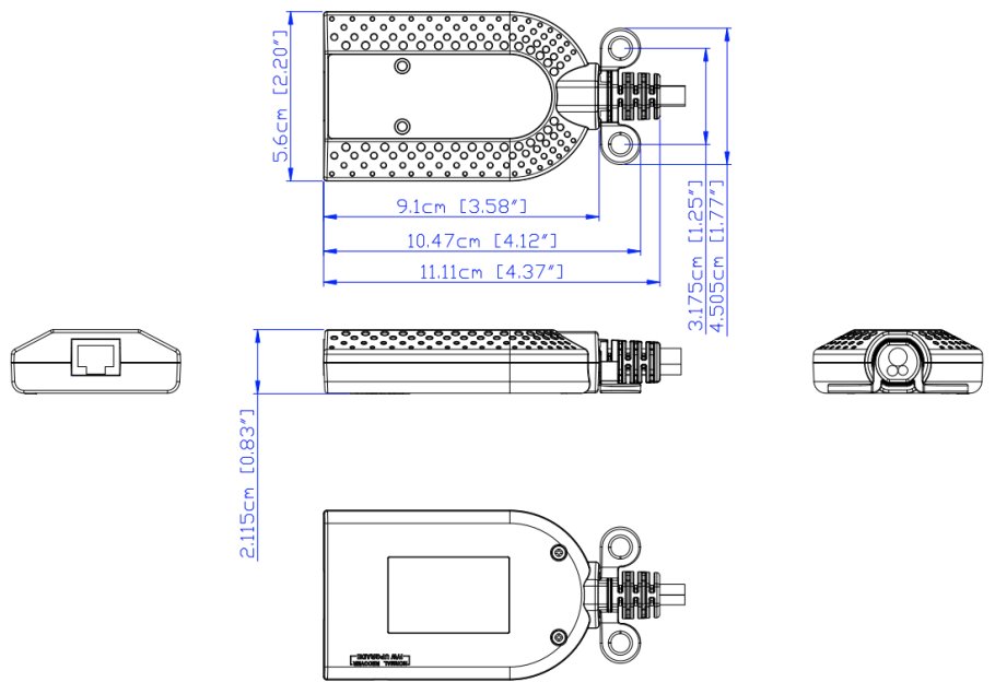 ATEN USB HDMI Virtual Media KVM Adapter Cable