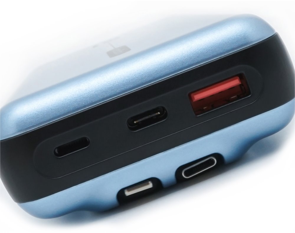 PATONA powerbanka, 20000mAh Li-Pol 3A, USB-C/Lightning, PD 65W, modrá