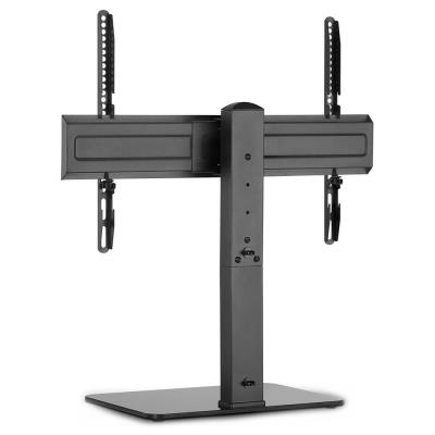 NEDIS stolní TV stojan/ 37 - 70 "/ nosnost 40 kg/ nastavitelné výšky/ fixní/ ocel/tvrzené sklo/ černý