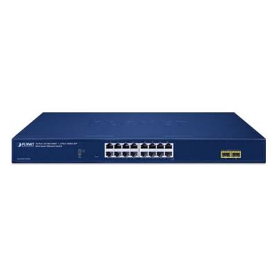 Planet GS-2210-16T2S WEBsmart L2 switch, 16x1Gb, 2x1Gb SFP, QoS