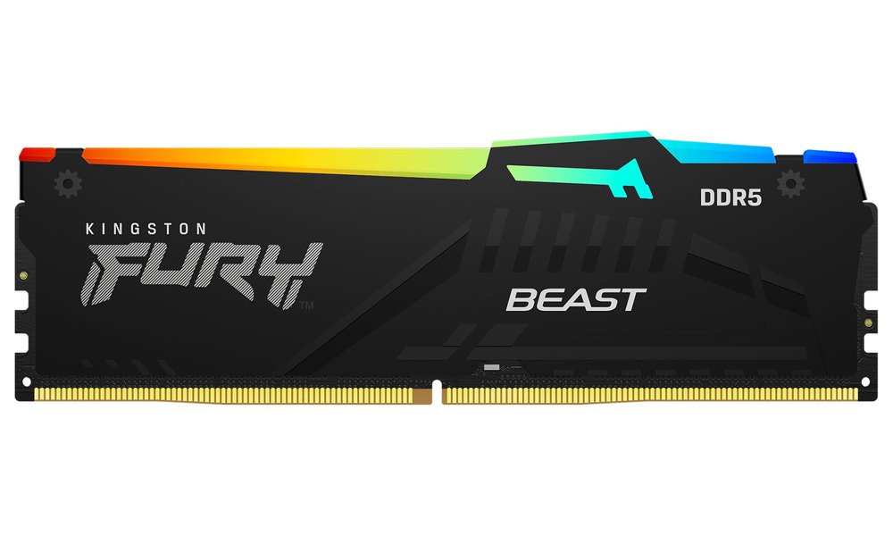 KINGSTON FURY Beast Black RGB XMP 8GB DDR5 6000MT/s / CL30 / DIMM