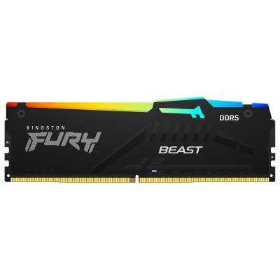 KINGSTON FURY Beast Black RGB XMP 8GB DDR5 6000MT/s / CL30 / DIMM
