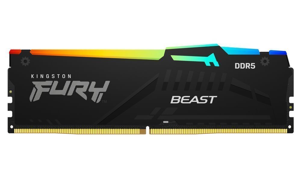 KINGSTON FURY Beast Black RGB XMP 16GB DDR5 6000MT/s / CL30 / DIMM
