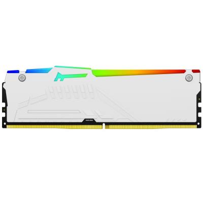 KINGSTON FURY Beast White RGB XMP 16GB DDR5 6400MT/s / CL32 / DIMM