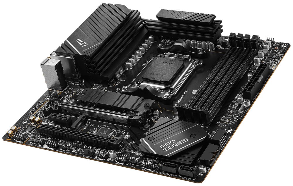 OPRAVENÉ - MSI PRO B650M-A WIFI / AMD B650 / AM5 / 4x DDR5 / 2x M.2 / HDMI / DP /  WiFi / mATX