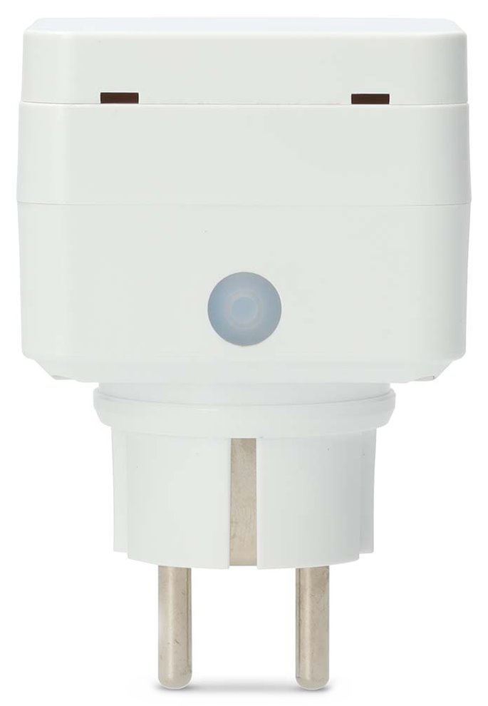 NEDIS Wi-Fi chytrá zásuvka/ venkovní/ 16A/ francouzský typ E/ IP44/ měřič výkonu/ Android/ iOS/ Nedis® SmartLife/ bílá