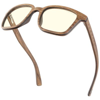 GUNNAR kancelářske/herní brýle GROOT WALNUT * čírá  skla * BLF 35  * GUNNAR focus