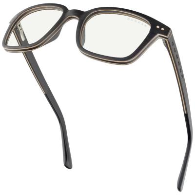 GUNNAR kancelářske/herní brýle MUIR EBONY * čírá PRO skla * BLF20 * GUNNAR focus