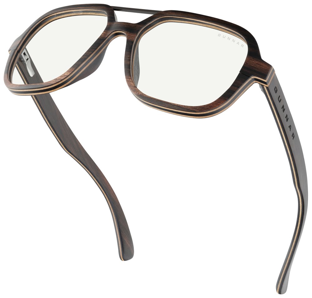 GUNNAR kancelářske/herní brýle HUMBOLDT EBONY * čírá PRO skla * BLF20 * GUNNAR focus