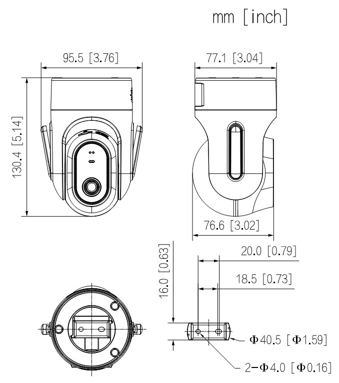 DAHUA IP kamera H4C/ vnitřní/ Wi-Fi/ 4Mpix/ objektiv 4mm/ H.265/ IR až 15m/ CZ app