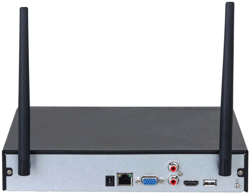 DAHUA NVR rekordér NVR1104HS-W-S2/ pro 4 kamery/ rozlišení 6Mpix/ HDMI/ VGA/ Wi-Fi/ LAN/ SATA/ až 16 TB