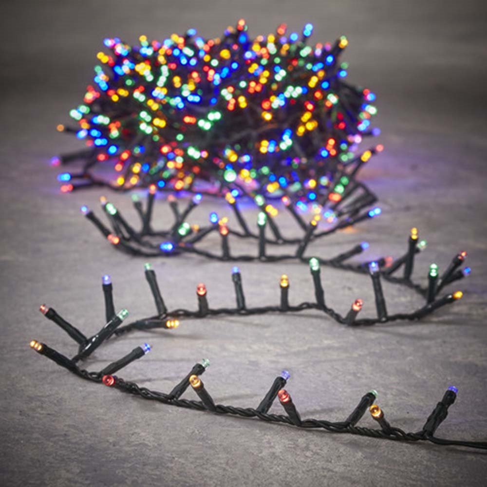 COLORWAY LED řetěz/ vnitřní / 200 LED / délka 20m / více barevný / 8 funkcí/ napájení USB