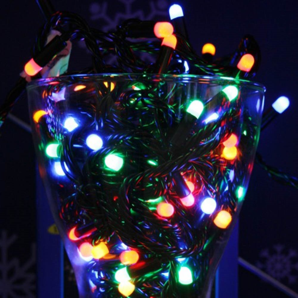 COLORWAY LED řetěz/ vnitřní / 200 LED / délka 20m / více barevný / 8 funkcí/ napájení USB